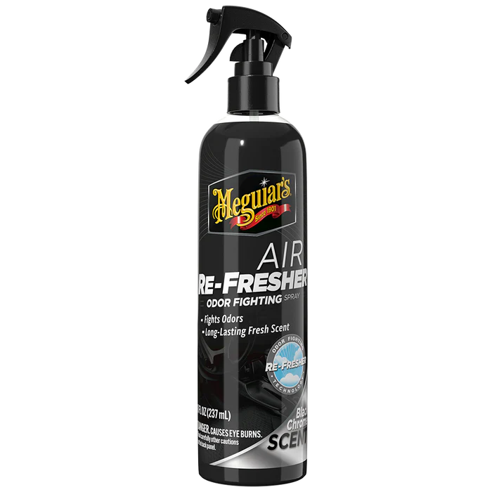 Meguiars Air Refresher Trigger Black Chrome, 8oz